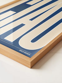 CIAO Beige Blau Bold