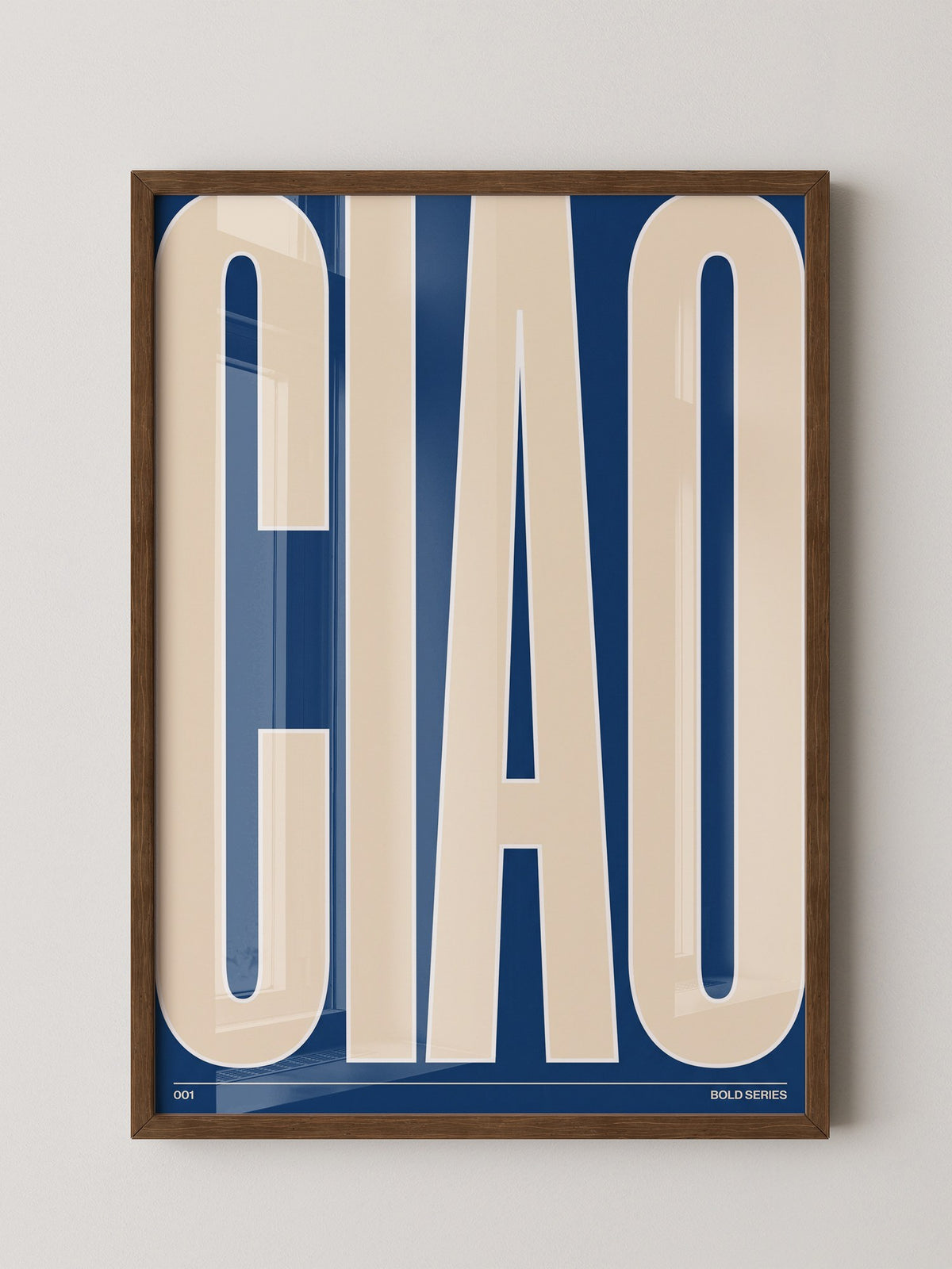 CIAO Beige Blau Bold