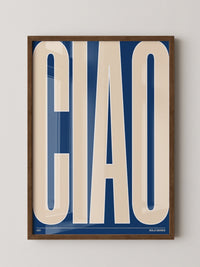 CIAO Beige Blau Bold