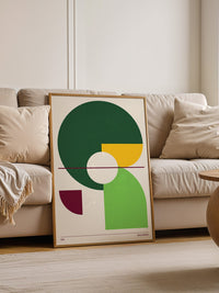 Geometrische Formen farbenfroh