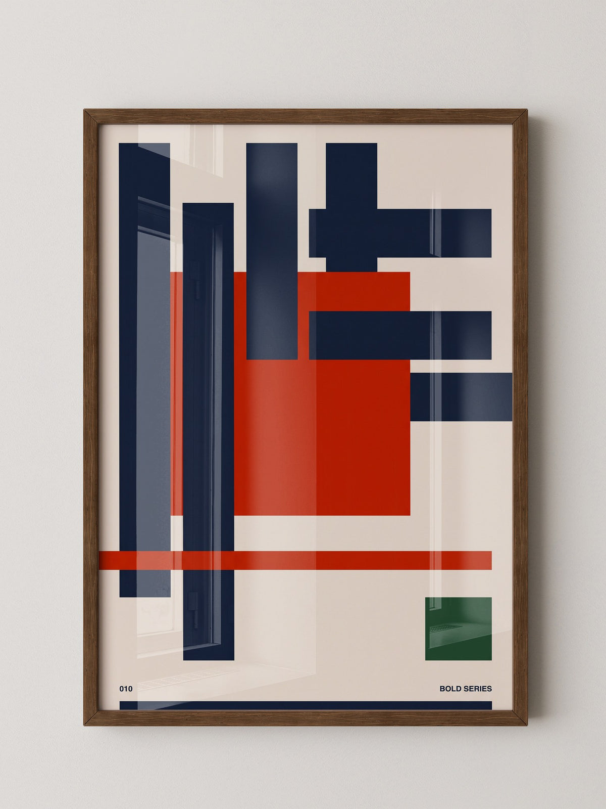 Geometrische Formen Rot Blau