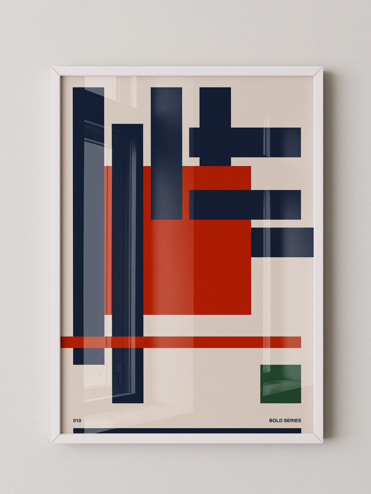Geometrische Formen Rot Blau