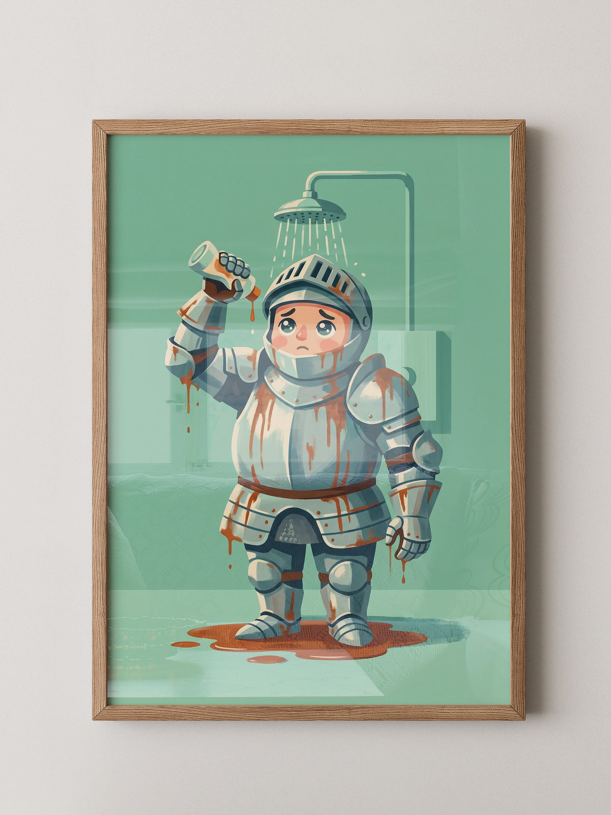 Ritter duscht Ketchup Humor