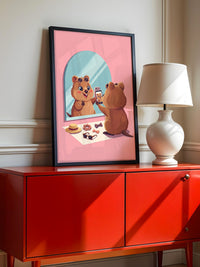 Quokka Selfie Spiegel Pink