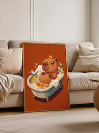 Capybara Badewanne Entspannung
