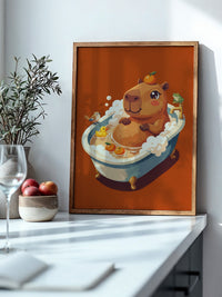 Capybara Badewanne Entspannung
