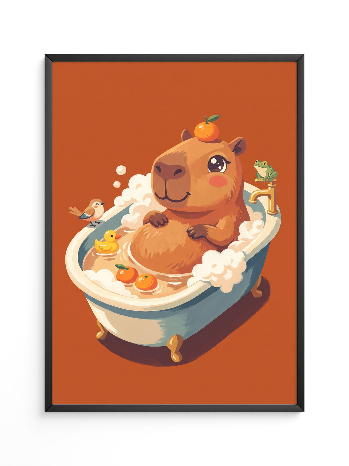 Capybara Badewanne Entspannung