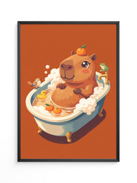 Capybara Badewanne Entspannung