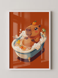 Capybara Badewanne Entspannung