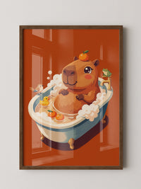 Capybara Badewanne Entspannung