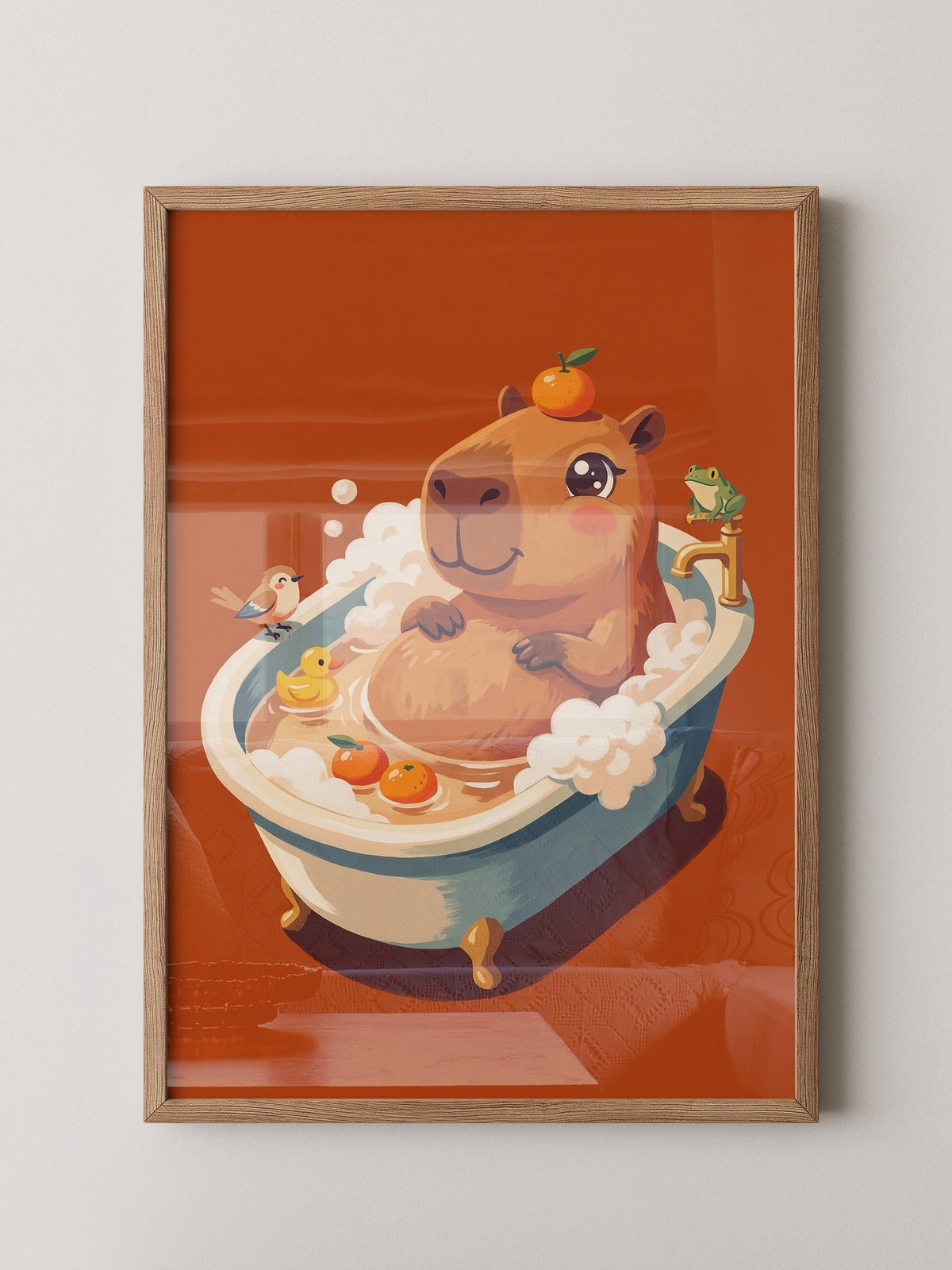 Capybara Badewanne Entspannung