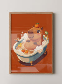 Capybara Badewanne Entspannung