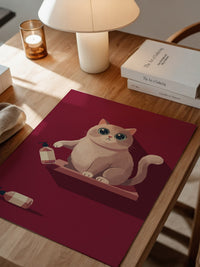 Katze Flasche Minimalistisch