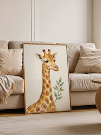 Giraffe Aquarell Sanft