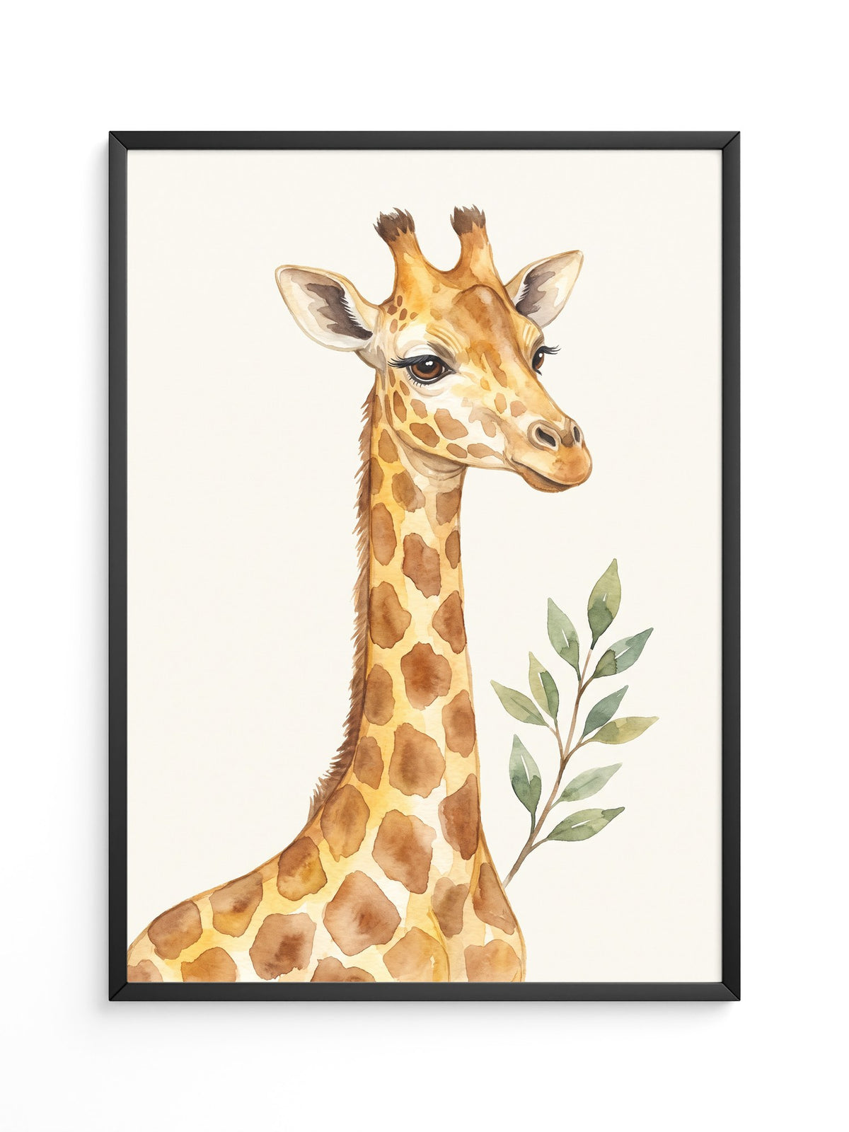 Giraffe Aquarell Sanft