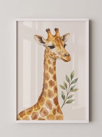 Giraffe Aquarell Sanft