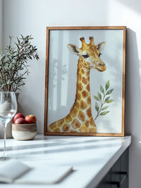 Giraffe Aquarell Sanft