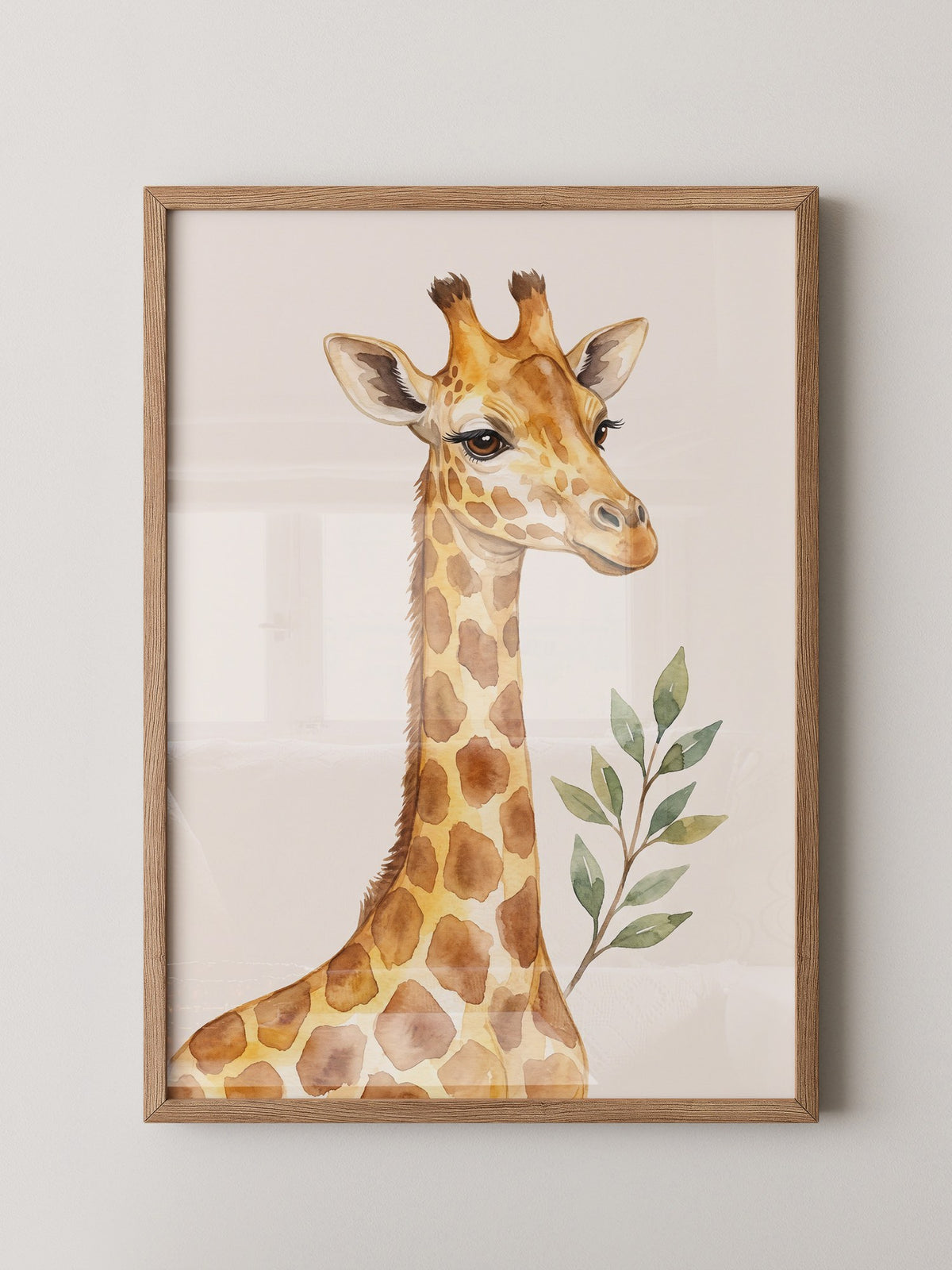 Giraffe Aquarell Sanft
