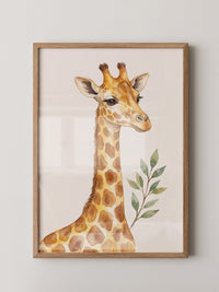 Giraffe Aquarell Sanft