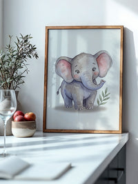 Elefant Aquarell süß