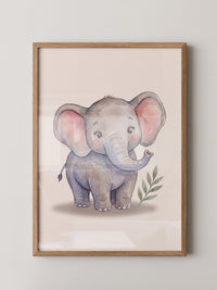 Elefant Aquarell süß
