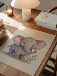 Elefant Aquarell süß