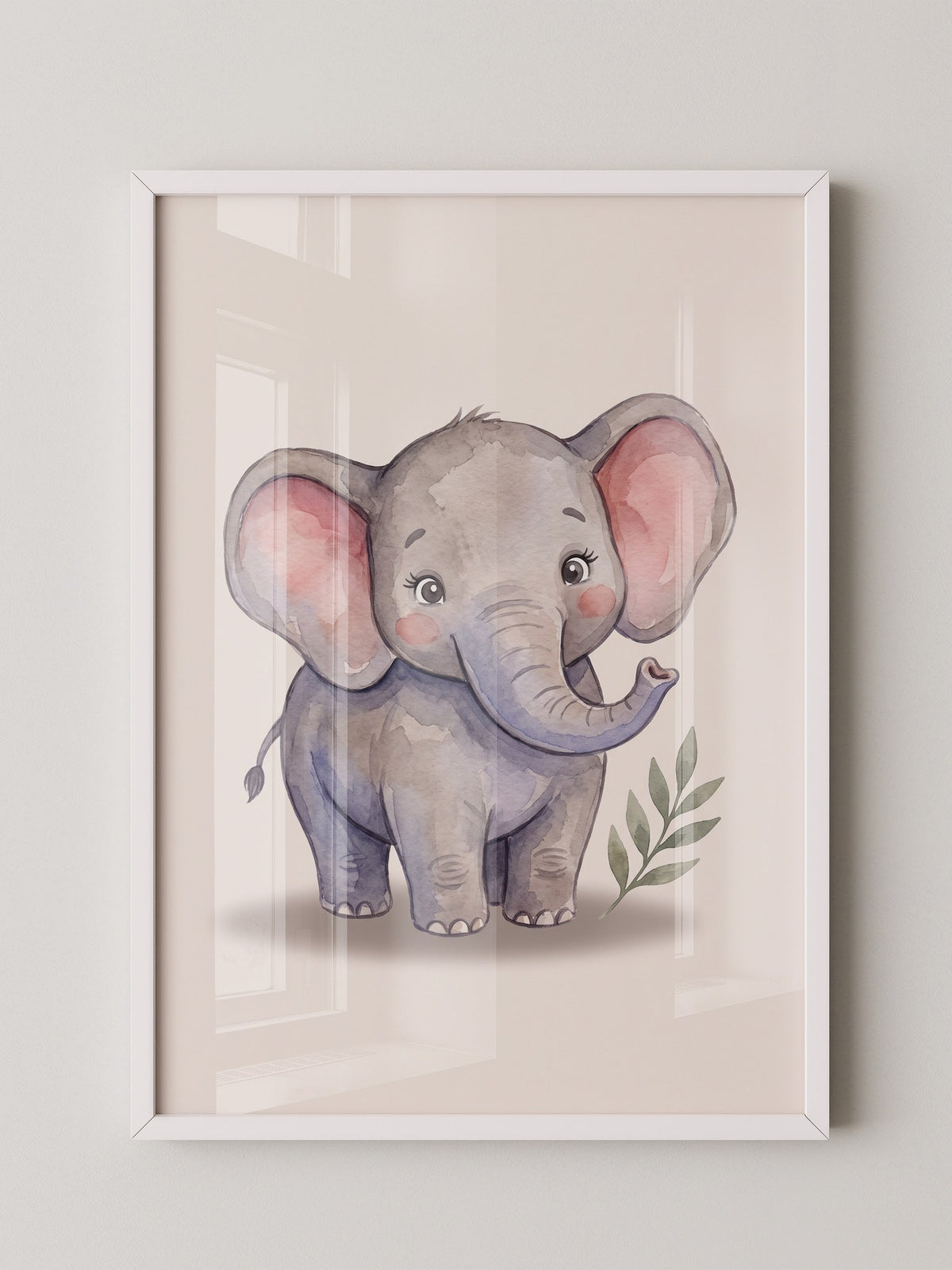 Elefant Aquarell süß