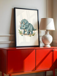 Triceratops Blau Kinderstil