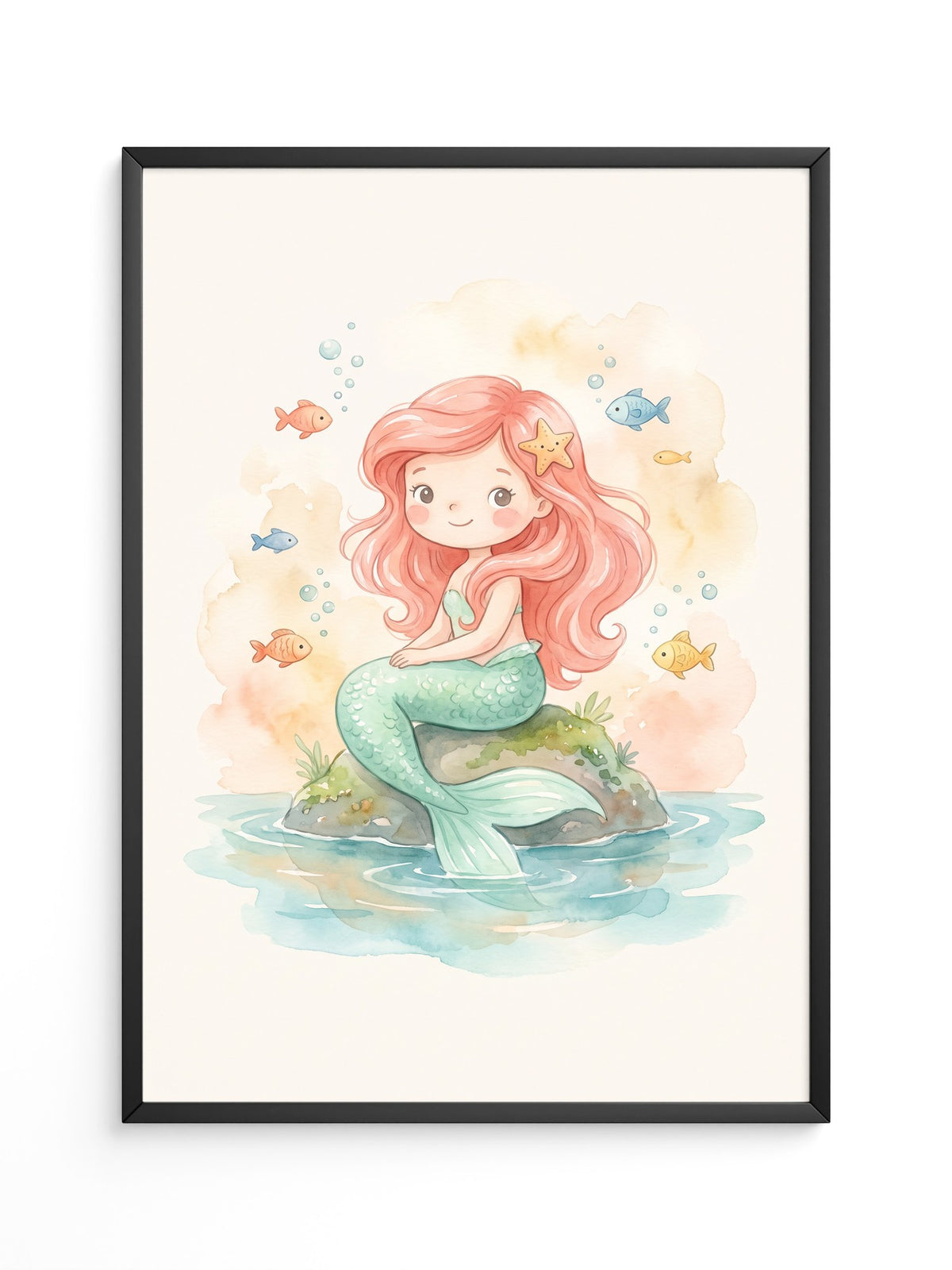 Kleine Meerjungfrau Aquarellfarben
