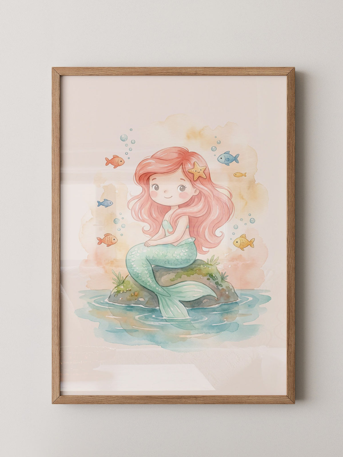 Kleine Meerjungfrau Aquarellfarben