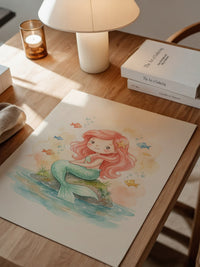 Kleine Meerjungfrau Aquarellfarben