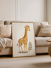 Giraffe im Aquarell-Stil