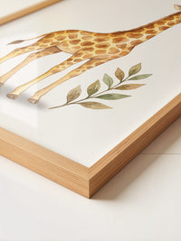 Giraffe im Aquarell-Stil