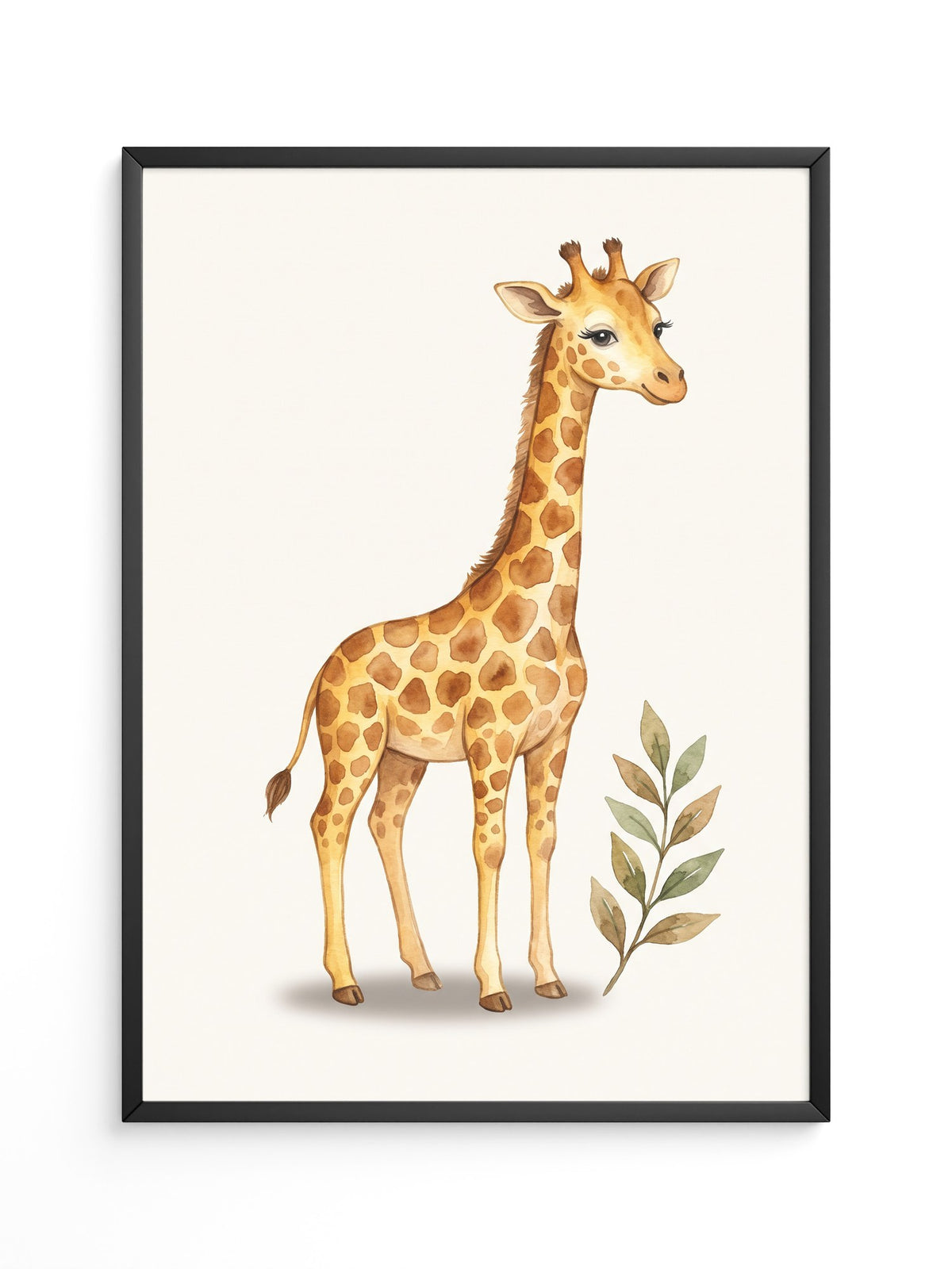Giraffe im Aquarell-Stil
