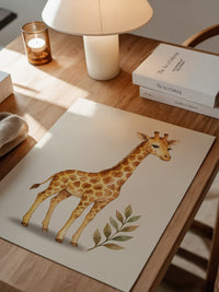 Giraffe im Aquarell-Stil
