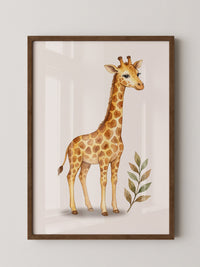 Giraffe im Aquarell-Stil
