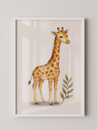 Giraffe im Aquarell-Stil