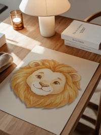 Niedlicher Löwe Aquarell