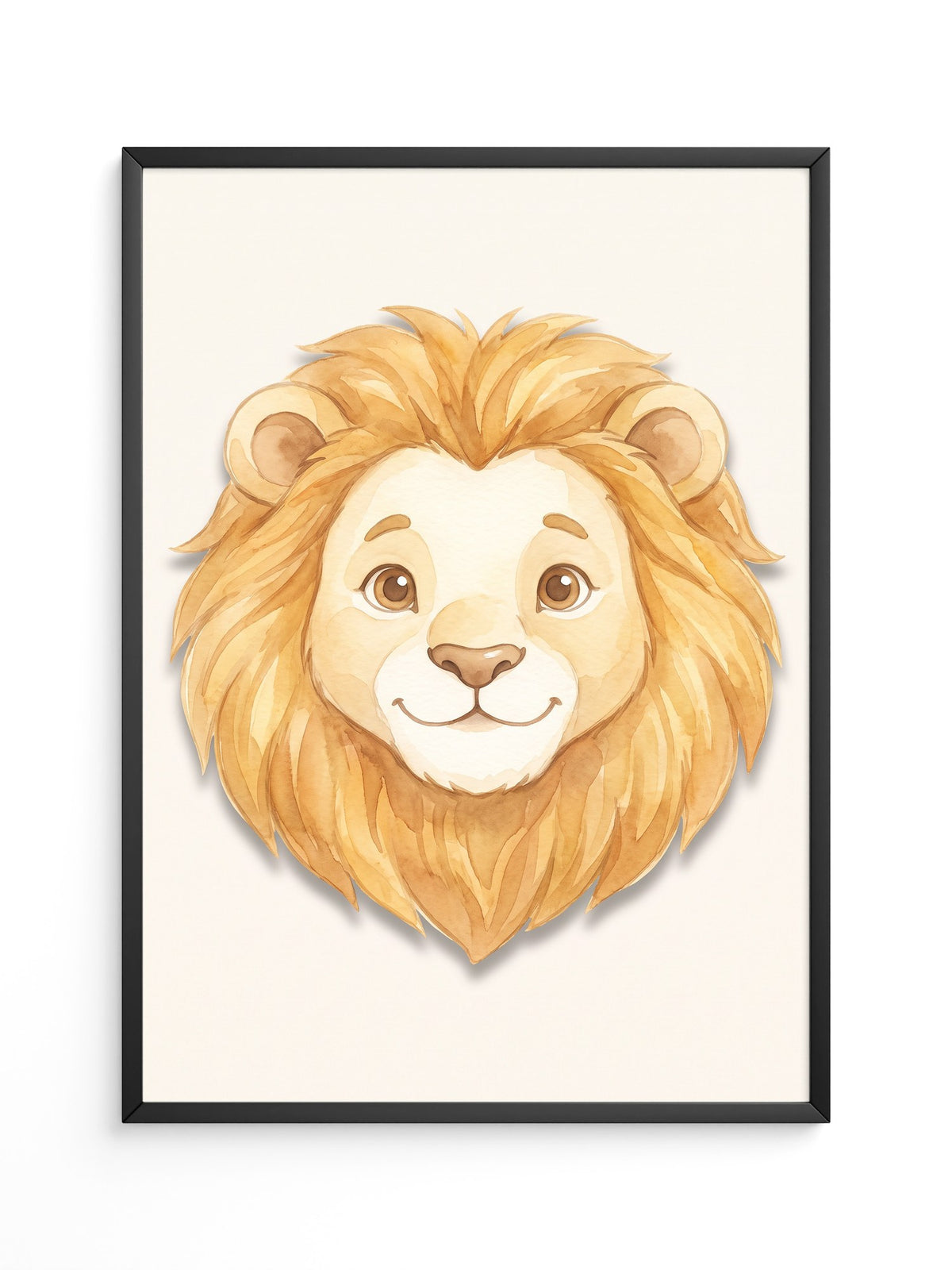 Niedlicher Löwe Aquarell