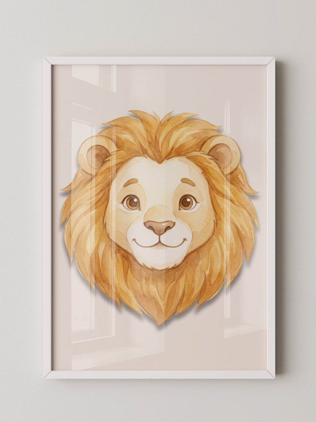 Niedlicher Löwe Aquarell