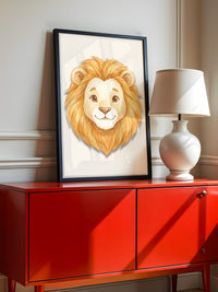 Niedlicher Löwe Aquarell