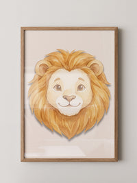 Niedlicher Löwe Aquarell