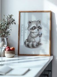 Waschbär Zauberstein Magisch