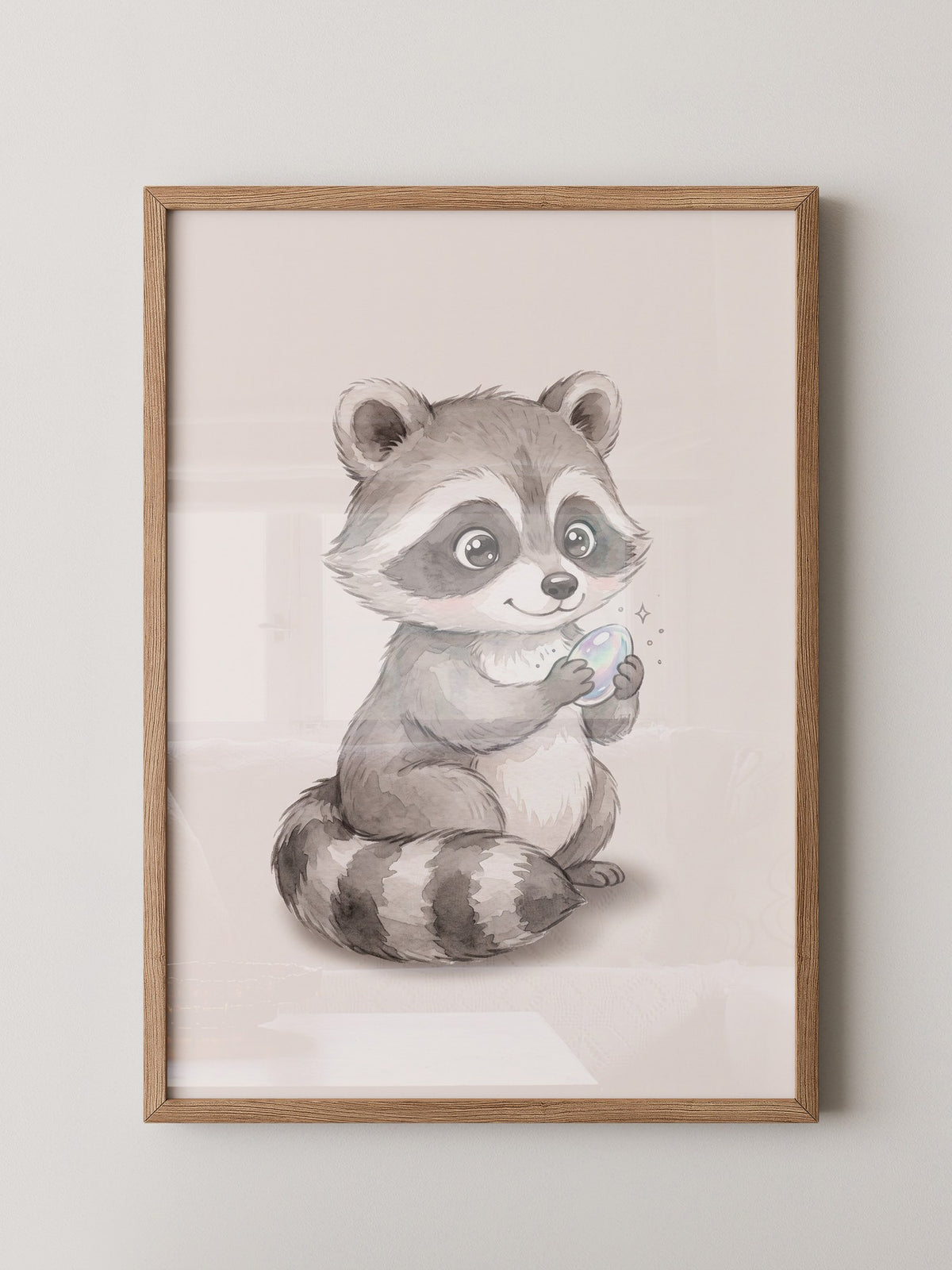 Waschbär Zauberstein Magisch