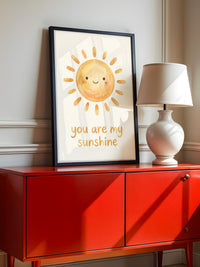 Fröhliche Sonne Aquarell