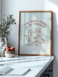 Waschbär Trophäe skurril
