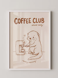 Otter Kaffeezubereitung Herzchen