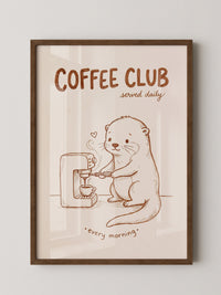 Otter Kaffeezubereitung Herzchen