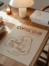Otter Kaffeezubereitung Herzchen