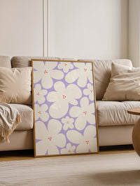 Blumen Pastell Lila